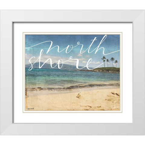 North Shore White Modern Wood Framed Art Print with Double Matting by Doucette, Katie