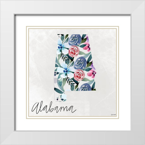 Alabama White Modern Wood Framed Art Print with Double Matting by Doucette, Katie