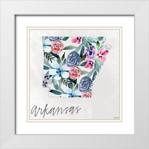 Arkansas White Modern Wood Framed Art Print with Double Matting by Doucette, Katie