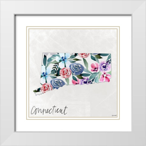 Connecticut White Modern Wood Framed Art Print with Double Matting by Doucette, Katie
