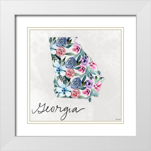 Georgia White Modern Wood Framed Art Print with Double Matting by Doucette, Katie