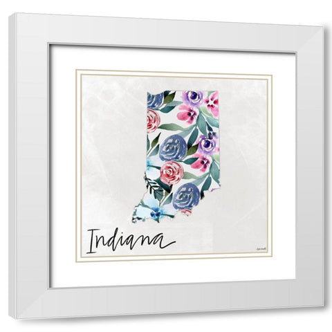 Indiana White Modern Wood Framed Art Print with Double Matting by Doucette, Katie