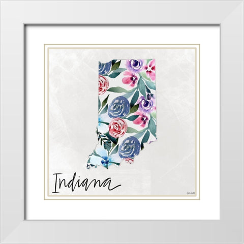 Indiana White Modern Wood Framed Art Print with Double Matting by Doucette, Katie