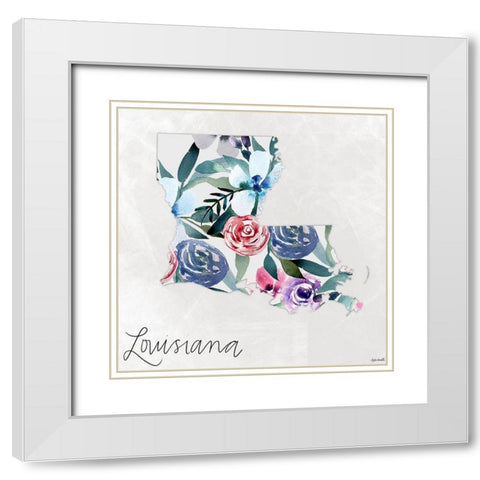 Louisiana White Modern Wood Framed Art Print with Double Matting by Doucette, Katie