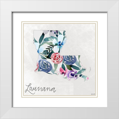 Louisiana White Modern Wood Framed Art Print with Double Matting by Doucette, Katie