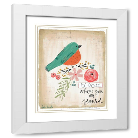 Planted White Modern Wood Framed Art Print with Double Matting by Doucette, Katie