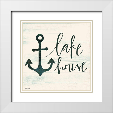 Lake House II White Modern Wood Framed Art Print with Double Matting by Doucette, Katie