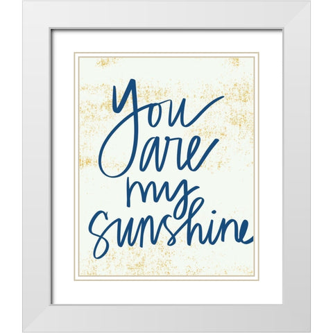 Sunshine White Modern Wood Framed Art Print with Double Matting by Doucette, Katie