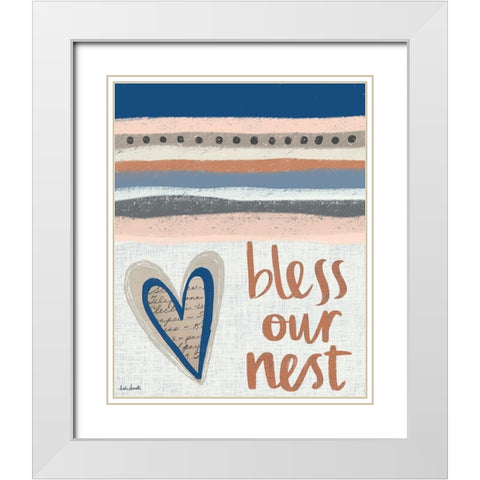 Bless Our Nest White Modern Wood Framed Art Print with Double Matting by Doucette, Katie