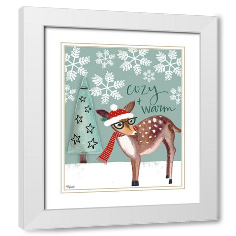 Cozy and Warm White Modern Wood Framed Art Print with Double Matting by Doucette, Katie