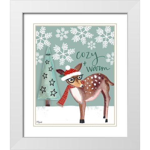 Cozy and Warm White Modern Wood Framed Art Print with Double Matting by Doucette, Katie