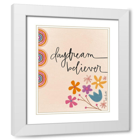 Daydream Believer White Modern Wood Framed Art Print with Double Matting by Doucette, Katie