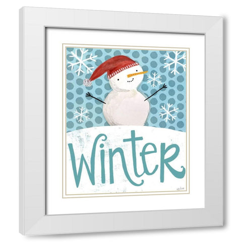 Winter White Modern Wood Framed Art Print with Double Matting by Doucette, Katie