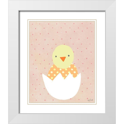 Chick White Modern Wood Framed Art Print with Double Matting by Doucette, Katie