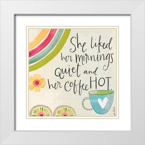 Quiet Mornings White Modern Wood Framed Art Print with Double Matting by Doucette, Katie