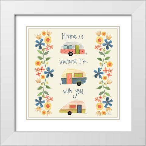 Home White Modern Wood Framed Art Print with Double Matting by Doucette, Katie