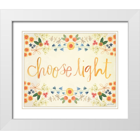 Choose Light White Modern Wood Framed Art Print with Double Matting by Doucette, Katie