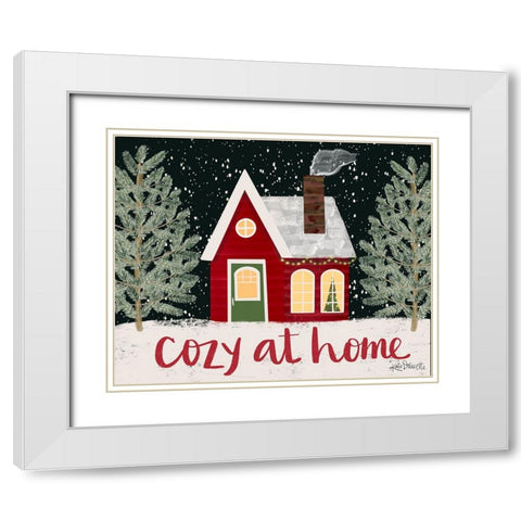 Cozy at Home White Modern Wood Framed Art Print with Double Matting by Doucette, Katie