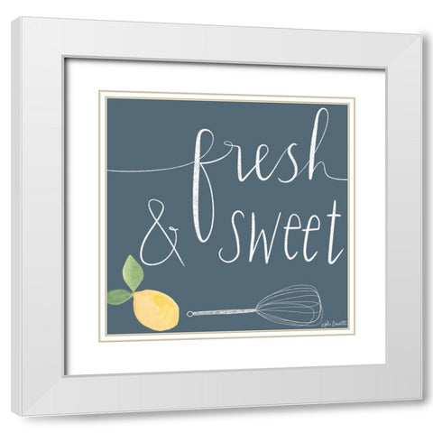 Fresh and Sweet White Modern Wood Framed Art Print with Double Matting by Doucette, Katie