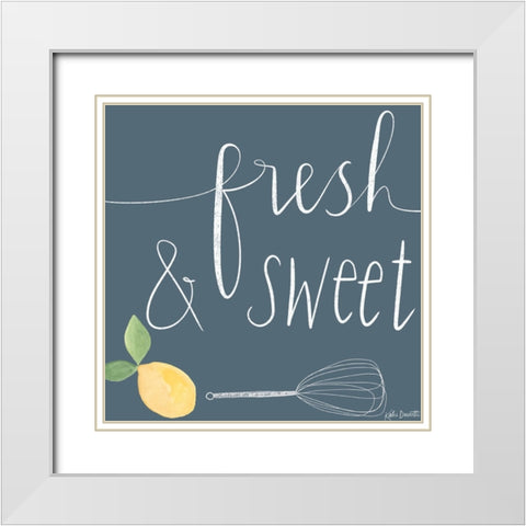 Fresh and Sweet White Modern Wood Framed Art Print with Double Matting by Doucette, Katie