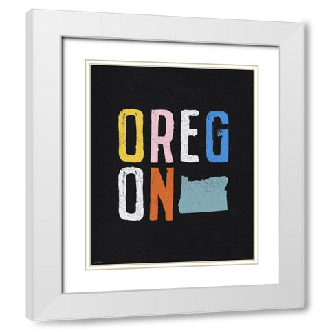 Oregon White Modern Wood Framed Art Print with Double Matting by Brown, Kyra