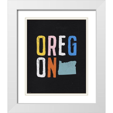 Oregon White Modern Wood Framed Art Print with Double Matting by Brown, Kyra