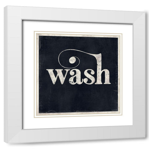 Wash White Modern Wood Framed Art Print with Double Matting by Brown, Kyra