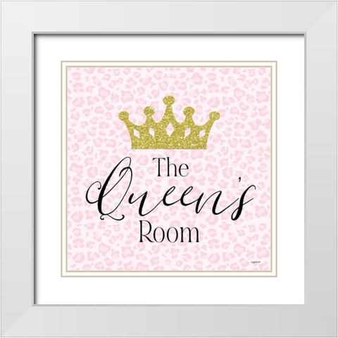 Queens Room White Modern Wood Framed Art Print with Double Matting by Brown, Kyra