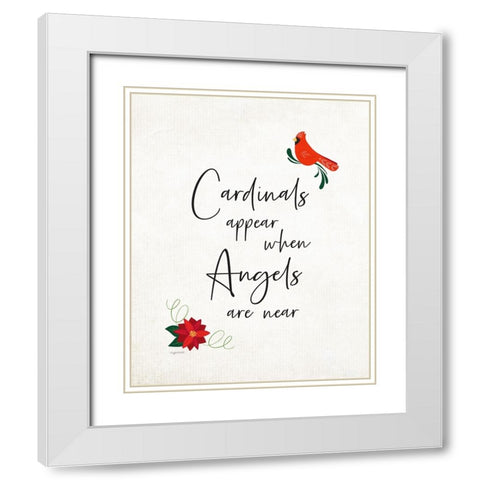 Angels are Near White Modern Wood Framed Art Print with Double Matting by Brown, Kyra