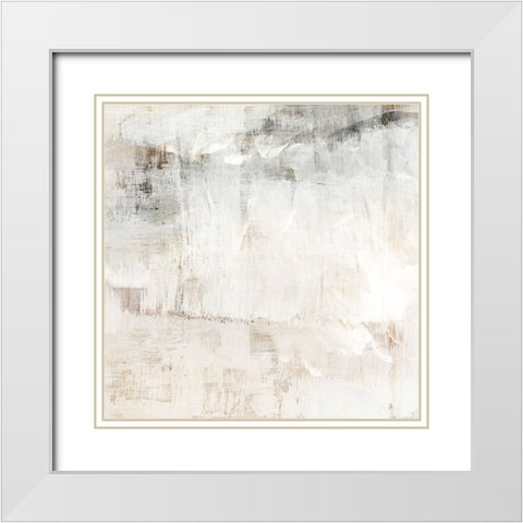 Celestial Light II White Modern Wood Framed Art Print with Double Matting by Blue, Nina