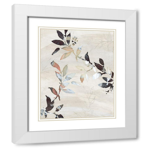 Neutral Botanical VI White Modern Wood Framed Art Print with Double Matting by Blue, Nina