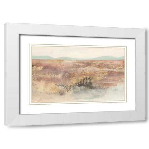Neutral Landscape White Modern Wood Framed Art Print with Double Matting by Blue, Nina