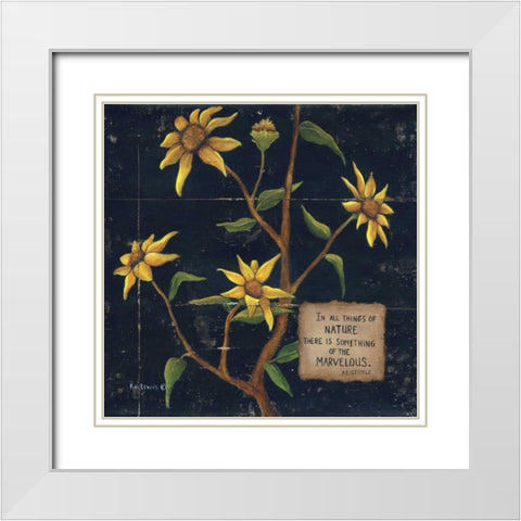 In All Things White Modern Wood Framed Art Print with Double Matting by Lewis, Kim