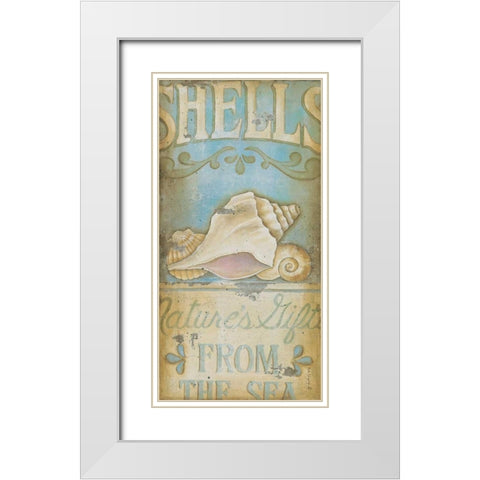 Natures Gifts White Modern Wood Framed Art Print with Double Matting by Lewis, Kim