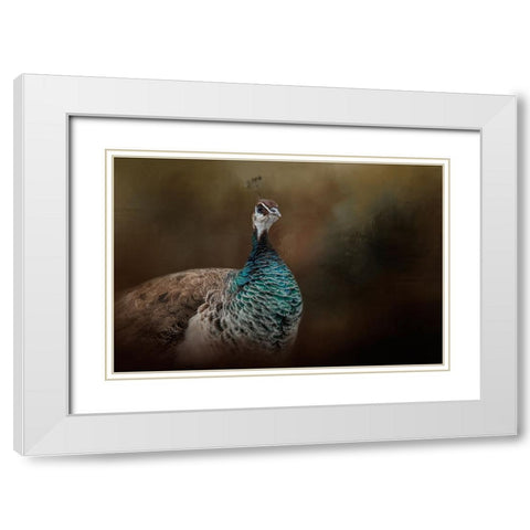 Shes a Lady White Modern Wood Framed Art Print with Double Matting by Parker, Kelley