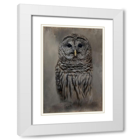 Messenger of Forest White Modern Wood Framed Art Print with Double Matting by Parker, Kelley