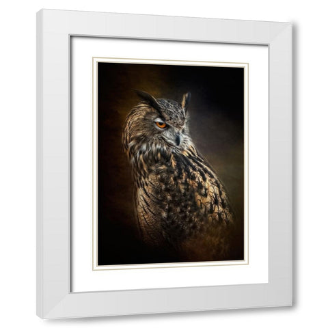 Dark Rising White Modern Wood Framed Art Print with Double Matting by Parker, Kelley