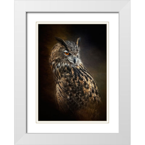 Dark Rising White Modern Wood Framed Art Print with Double Matting by Parker, Kelley