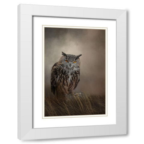 One Foot Forward White Modern Wood Framed Art Print with Double Matting by Parker, Kelley