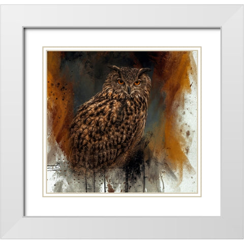 Regal Hunter White Modern Wood Framed Art Print with Double Matting by Parker, Kelley