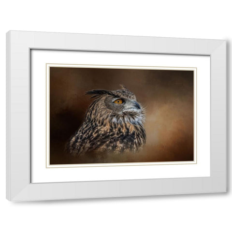 Seeking the Light White Modern Wood Framed Art Print with Double Matting by Parker, Kelley