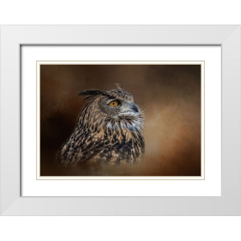 Seeking the Light White Modern Wood Framed Art Print with Double Matting by Parker, Kelley