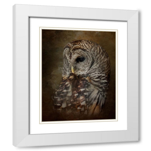 Time to Reflect White Modern Wood Framed Art Print with Double Matting by Parker, Kelley