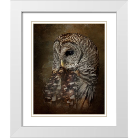 Time to Reflect White Modern Wood Framed Art Print with Double Matting by Parker, Kelley