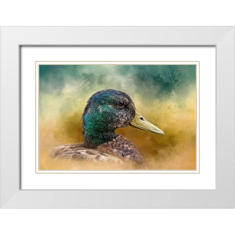 Celebration of Colors White Modern Wood Framed Art Print with Double Matting by Parker, Kelley