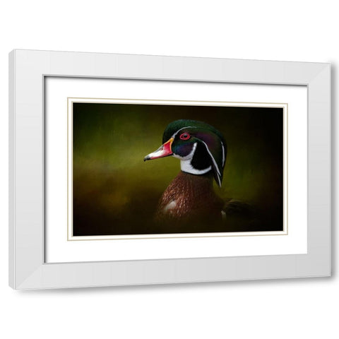 Color Palette White Modern Wood Framed Art Print with Double Matting by Parker, Kelley