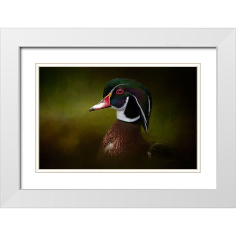 Color Palette White Modern Wood Framed Art Print with Double Matting by Parker, Kelley