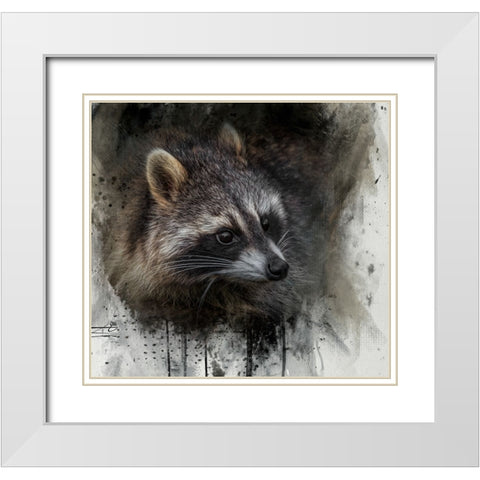 Mischief Maker White Modern Wood Framed Art Print with Double Matting by Parker, Kelley