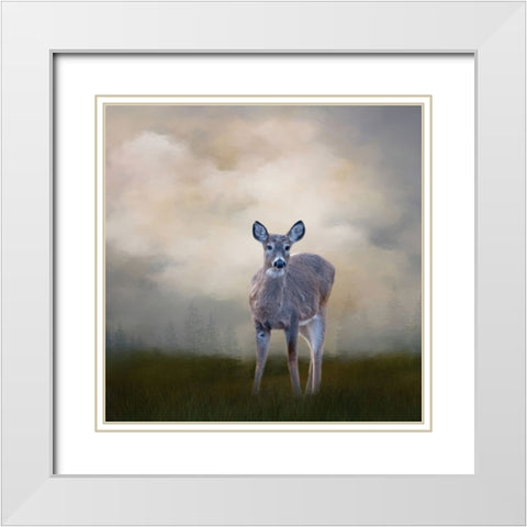 Beauty in the Light White Modern Wood Framed Art Print with Double Matting by Parker, Kelley