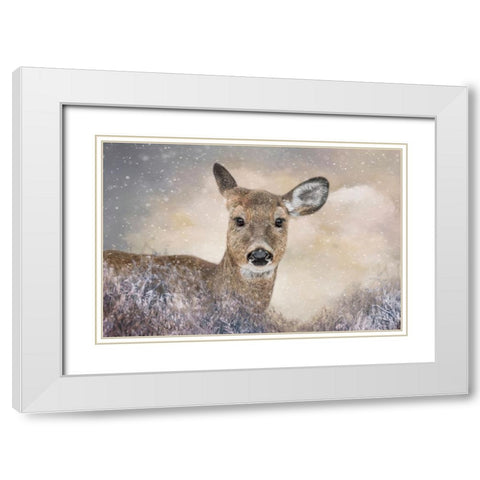 Spirit of Winter White Modern Wood Framed Art Print with Double Matting by Parker, Kelley